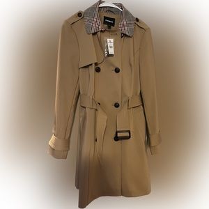 Mid Length Camel Trench Coat by Express